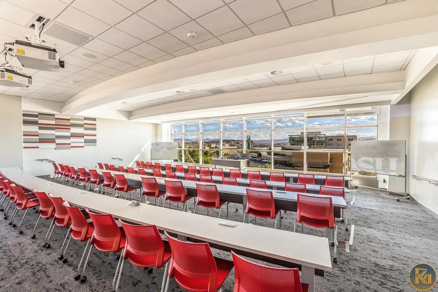 Just finishing up another round of shots for @vcboarchitecture from the new @utahtechu Science, Engineering, and Technology building. These classroom views are incredible!
.
.
#architecture #architecturephotography #highereducation #utahtechuniversit