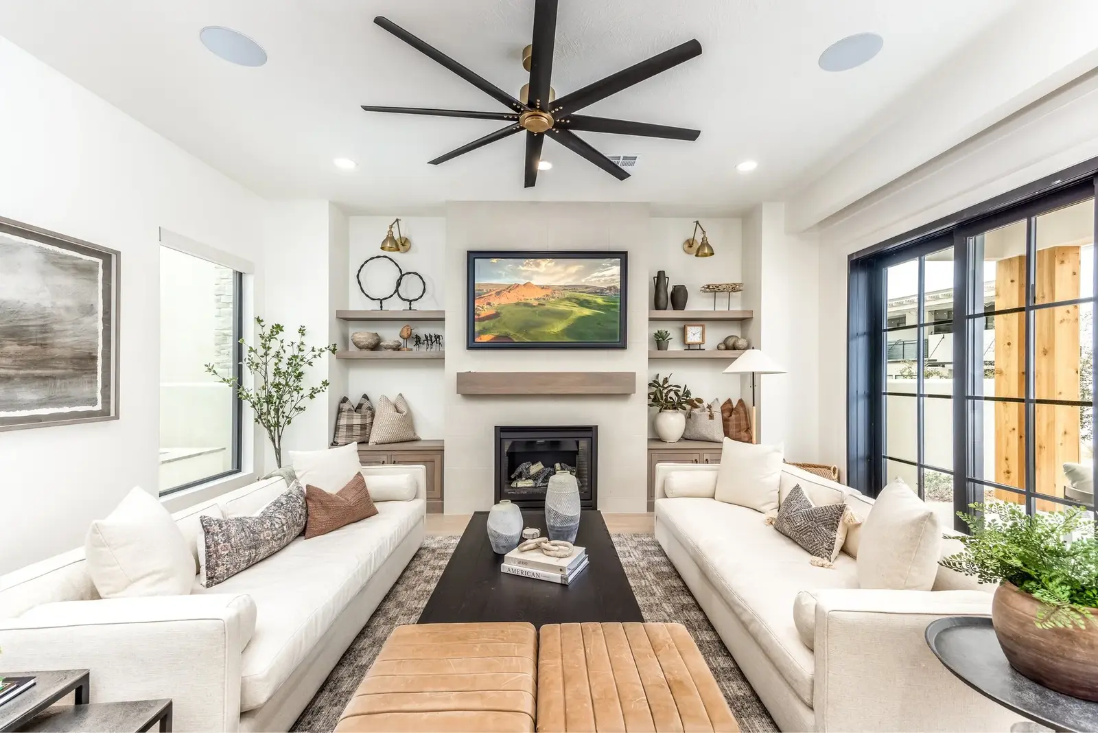 Vacation rental interiors at Lula Bay